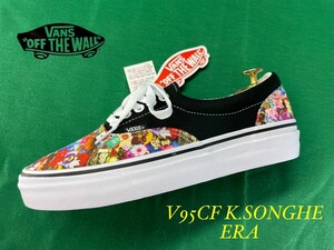 名機降臨！箱付/未使用品！定9350円！VANS×キム・ソンへコラボ【V95CF/ERA】高級ローカットスニーカー！フラワーデザイン！26cm/US8