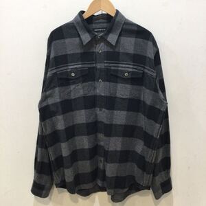 undercover アンダーカバー UC1C4410 23ss COTTON FLANNEL SHIRT コットンフランネルシャツ チェック インサイドアウト ブラック サイズ3