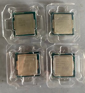 ジャンク　3枚　CPU Intel CORE i7 第4世代 i7-4770S i7-4700など Intel Core i3-4150 1枚 動作未チェック　現状販売　