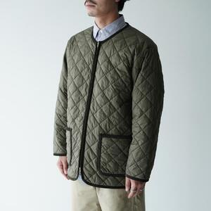 極美品 ★ MOUNTAIN EQUIPMENT マウンテン・エキップメント QUILTED PADDED JACKET Size:M ★ノーカラー LAVENHAM ラベンハム