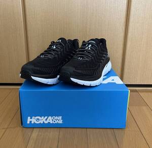 ホカオネオネ クリフトン4 25.5cm ブラック HOKAONEONE CLIFTON4