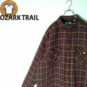 【OZARK TRAIL ヘビーネルシャツ XL 裏地キルティング A626