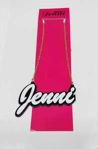 未使用品】　JENNI　★　ロゴ　ネックレス　　★　クロ　　