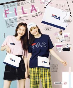 【SEVENTEEN セブンティーン 2018年8月号付録】 FILA ロゴサコッシュ（未開封品）