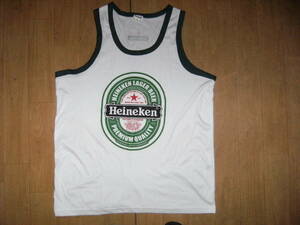 MADE IN THAILAND★タイ 製品★コットン100%★Beer ビール THAI Heineken ハイネケン ビール タンクトップ XL★ボディビル プロレス 格闘技