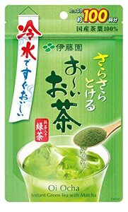 伊藤園 おーいお茶 抹茶入り緑茶 粉末 80g チャック付き袋タイプ