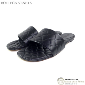 ボッテガ ヴェネタ （BOTTEGA VENETA） エイミー フラットミュール サンダル 778163 ＃38 ブラック（新品）