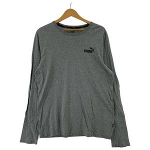 ゆうパケットOK PUMA プーマ 長袖Ｔシャツ sizeL/グレー