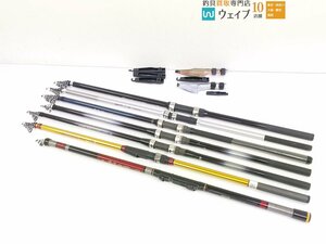 スズミ マスター 磯 DX 3.0‐450PTS ・オリムピック マミヤOP センチュリー 若磯 プロ 3‐53遠投 等 磯竿 計7本