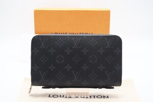 ☆安心の３大保証☆ ABランク ≪LOUIS VUITTON ルイ ヴィトン/トラベルケース≫ M61698 モノグラム エクリプス ジッピーXL ブラック グレー