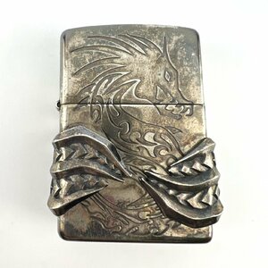 【77】1円～ ZIPPO ジッポー ドラゴン №0107 2006年 火花のみ確認 着火動作未確認品 ヴィンテージ コレクター必見品