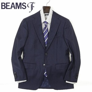 ◆BEAMS F ビームスF 3釦 ジャケット 紺 ネイビー 44/8R