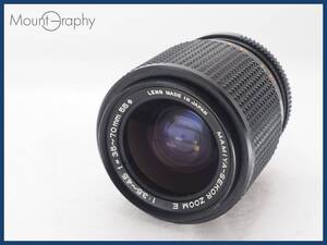 ★極上美品★ MAMIYA マミヤ MAMIYA-SEKOR ZOOM E 35-70mm F3.5-4.5 ★完動品★同梱可 #i9107