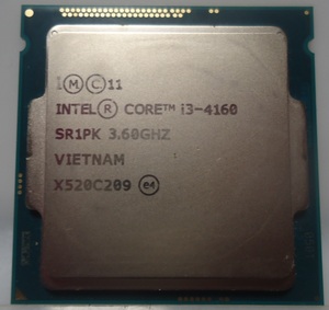 Socket LGA1150 Intel i3 4160 完全動作品　　　　 　　　　　　　 第四世代 CPU インテル ソケット ネコポス 同梱可