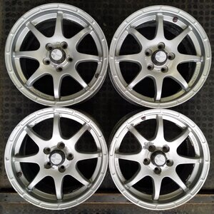 管理番号：Ｗ5-81【4本価額】【15×6.5J 5x100 ET+55 ハブ73】HART フォレスター等・店頭直接引取可能