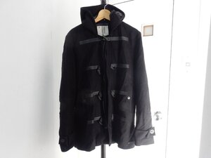 【1円～】FULLCIRCLE フルサークル ダッフルコート ブラック系 XL メンズ USED /2501D