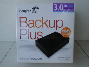 ★Seagate シーゲイト バッグアッププラス 3.0TB HDD (SGD-BP030UBK)　エレコム 　　 M03253