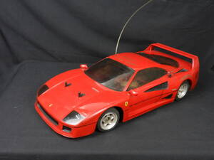 ジャンク タミヤ 1/10 電動ラジオコントロール フェラーリ F40 組み立て済 車体のみ 動作未確認 TAMIYA FERRARI