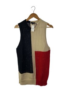 OMAR AFRIDI◆23SS BUBBLE KNITTED VEST/ニットベスト(薄手)/48/リネン/マルチカラー