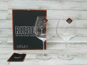 RIEDEL リーデル ワイングラス ２脚 vinum burgndy ヴィノム 6416/7 高さ:約21㎝ 横幅:約10㎝ 付属品は画像の物が全てです