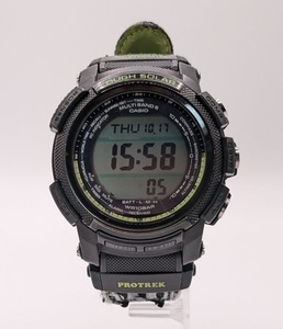 カシオ / CASIO　プロトレック　PRW-2000G　トリプルセンサー(方位・高度・気圧) 　タフソーラー　温度計　PRO TREK　中古・現状　管№7547