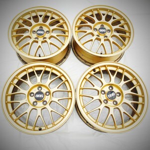 送料込み　BBS アルミホイール　4本セット　PCD 100 5穴　6.5J +48