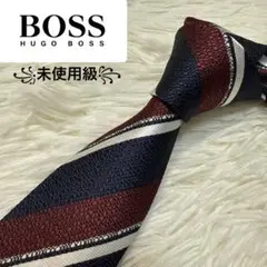 【未使用級】Hugo Boss ブランドネクタイ　シルク