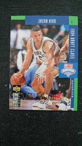 1994年当時物!UPPER DECK製日本版NBA DALLAS MAVERICKS「JASON・KIDD」トレーディングカード1枚/DRAFTルーキージェイソンキッドBASKETBALL