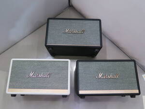 1円～▼●ジャンク Marshall マーシャル ACTONⅡ ACTONⅢ Bluetoothスピーカー 計3点まとめて