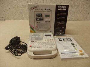 0440316s【ラベルライター TEPRA テプラ PRO SR150】動作OK/試用テープ付（残量不明）/中古品