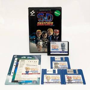 MSX2 2DD 3.5インチ フロッピーディスク SDスナッチャー 箱説・カートリッジ付き 痛みあり コナミ MSX2 SD Snatcher CIB Tested Konami