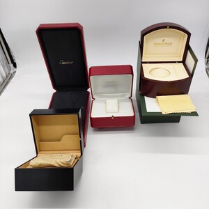 【D023】空箱 BVLGARI ブルガリ Cartier カルティエ オーデマピゲ 腕時計ケース ボックス ウォッチケース BOX 4点まとめ 