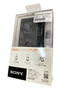 ★未使用★ Sony ソニー ポータブル ワイヤレスサーバー WG-C20 ブラック 直接お渡し歓迎 SMG62079相