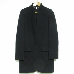 美品 STELLA McCARTNEY ステラマッカートニー Bryce Coat ブライスコート チェスターコート 34 ブラック ◆