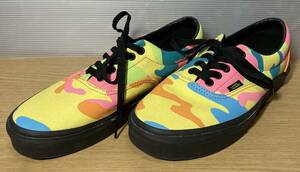 未使用保管品　VANS バンズ　Era　VN0A38FRULX　26.5cm　ネオンカモ　スニーカー