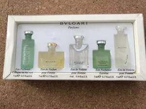 【未使用】BVLGARI ブルガリ Parfums 5ライン ミニチュア セット 5ml×5本