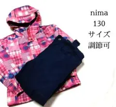 NIMA　スキーウェア　130　　スノボウェア　キッズ　スキーウェア　女の子