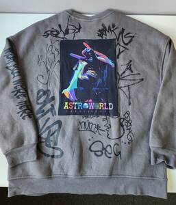 ■　TRAVIS SCOTT ASTROWORLD トラヴィススコット トレーナー サイズＸＬ スウェット