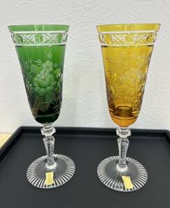 1円 Meissen crystal シャンパンフルート 廃盤品 マイセンクリスタル コレクション レア 遺品整理