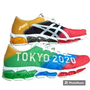 27.5cm 未使用 2020 東京オリンピック ASICS GEL-QUANTUM 360 5 アシックス ゲルクォンタム マルチカラー 1021A246-960