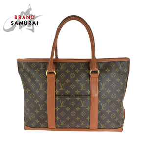 LOUIS VUITTON ルイヴィトン モノグラム ウィークエンドPM 男女兼用 ブラウン PVC M42425 トートバッグ ショルダーバッグ 410038