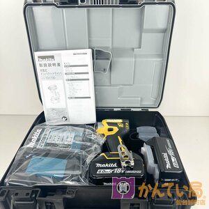 [9356-003]マキタ TD173DGXFY 18V 充電式インパクトドライバ　未使用品　 新品同等 　バッテリー2個モデル イエロー　Makita 1円スタート