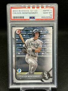 [Colson Montgomery] PSA 10 2022 bowman 1st edition プロスペクト コルソン モンゴメリー シカゴ ホワイトソックス