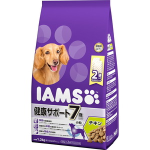 （まとめ買い）マース アイムス 7歳以上用 健康サポート チキン 小粒 1.2kg 犬用フード 〔×3〕