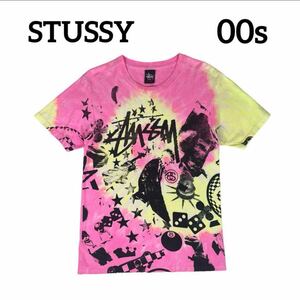 STUSSY ステューシー 00s メキシコ製 タイダイTシャツ MEXICO