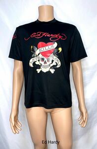 新品・Ed Hardy☆エドハーディー TシャツM25