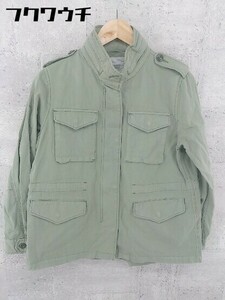 ◇ Spick & Span スピック＆スパン ジップアップ 長袖 ジャケット サイズ38 カーキ レディース