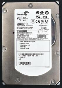 (国内発送/送料込) Seagate Cheetah T10 ST3300555SS SAS 3.5 HDD 300GB 初期化済 中古品 (使用時間 57490H) (管:PH17