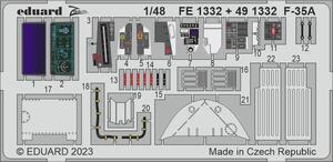 エデュアルド(FE1332) 1/48 F-35A用内装エッチングパーツ(タミヤ用)