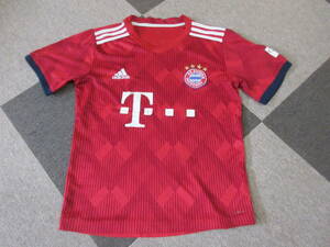 adidas FCバイエルンミュンヘン ユニフォーム S~ Bayern Munchen ブンデスリーガ サッカー フットサル ゲームシャツ ヴィンテージ Tシャツ